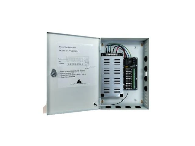 Dahua PFM342-9CH – Coffret d'alimentation distribué 9 canaux DC 12V / 10A (120W) pour caméras CCTV - Image 2