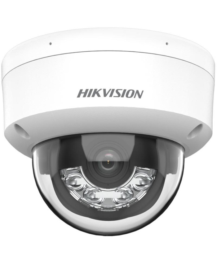 Hikvision DS-2CD1143G2-LIU(F) – Caméra dôme IP fixe 4 MP 2K Smart Hybrid Light 2.8mm PoE Microphone intégré IP67 IK08